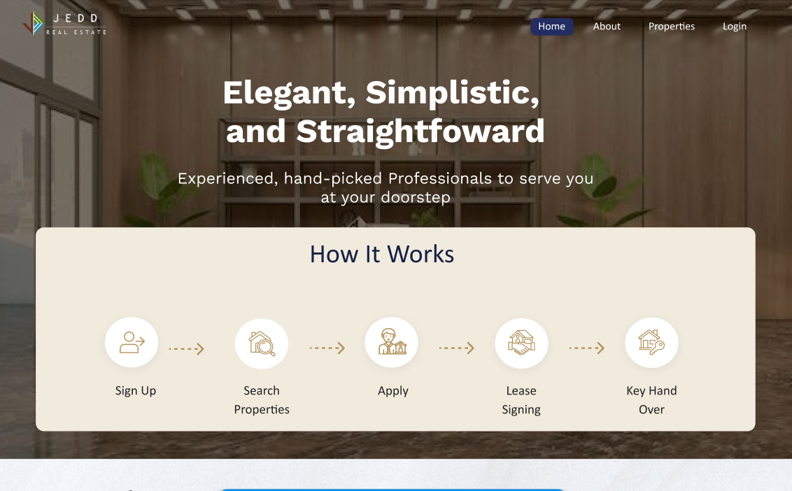 JEDD Estate UI Design