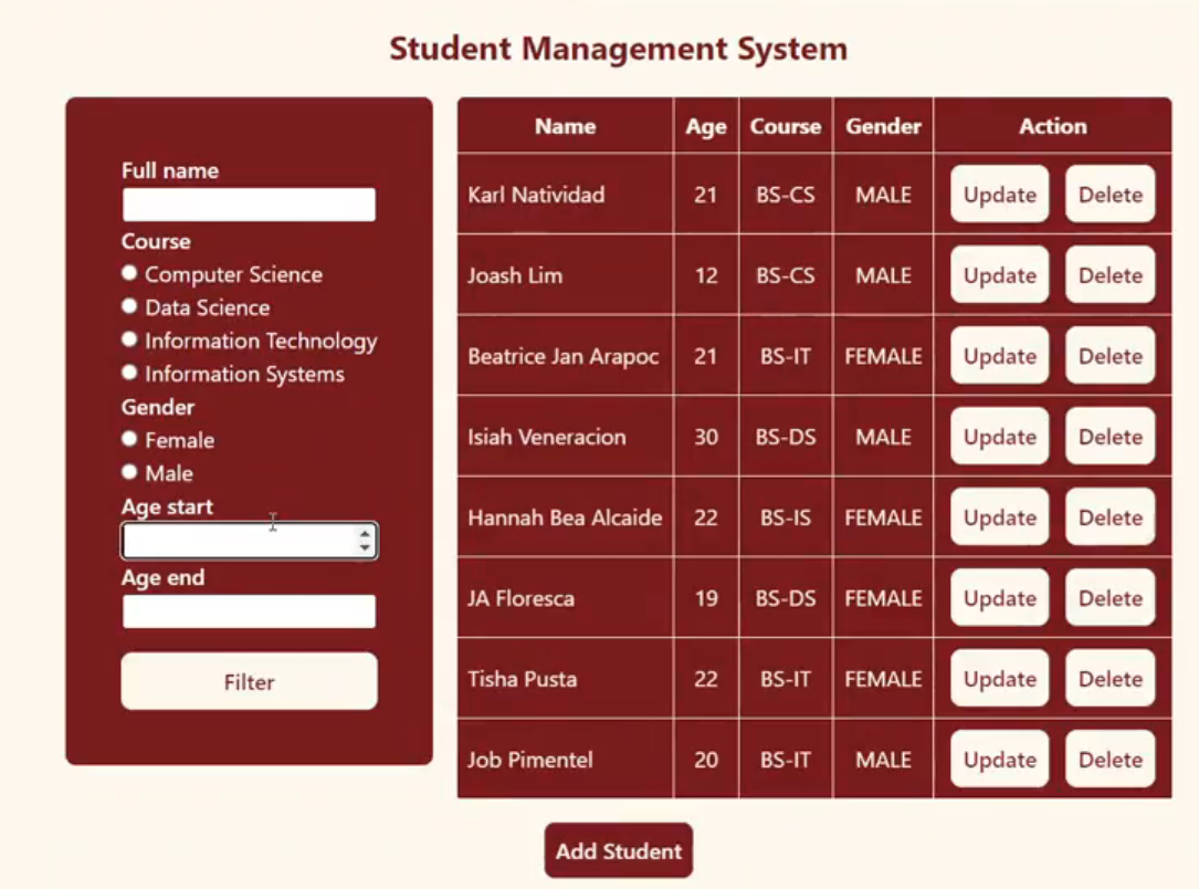 Student Management System